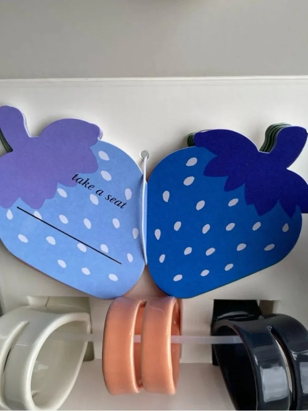 NWT Kate Spade x Target squiggle place card holder set